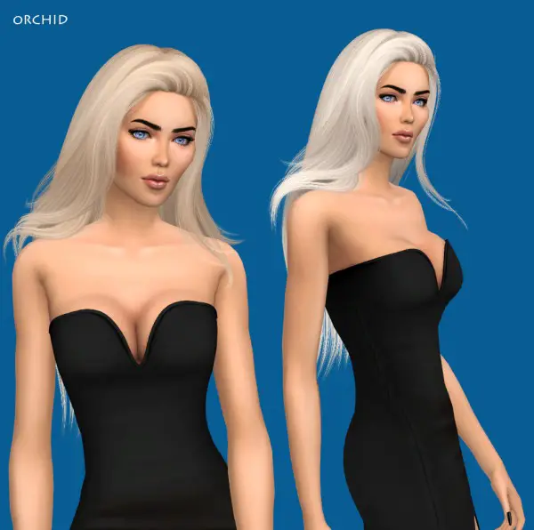 Sims Fun Stuff: Nightcrawler`s Orchid Hair Retextured for Sims 4