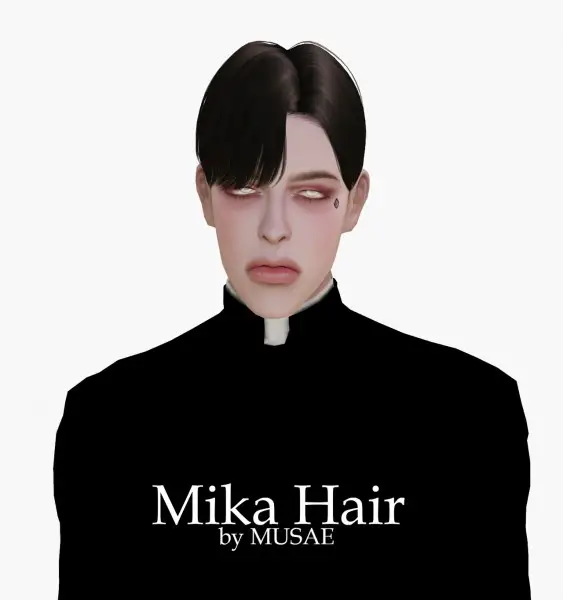 Effie: Mika Hair by Musae for Sims 4
