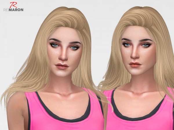 The Sims Resource: Nightcrawler`s Orchid Hair Retextured by Remaron for Sims 4