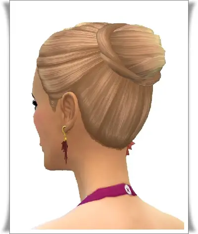 Birksches sims blog: My Spot Knot Hair for Sims 4