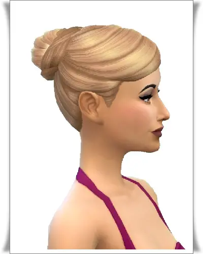 Birksches sims blog: My Spot Knot Hair for Sims 4