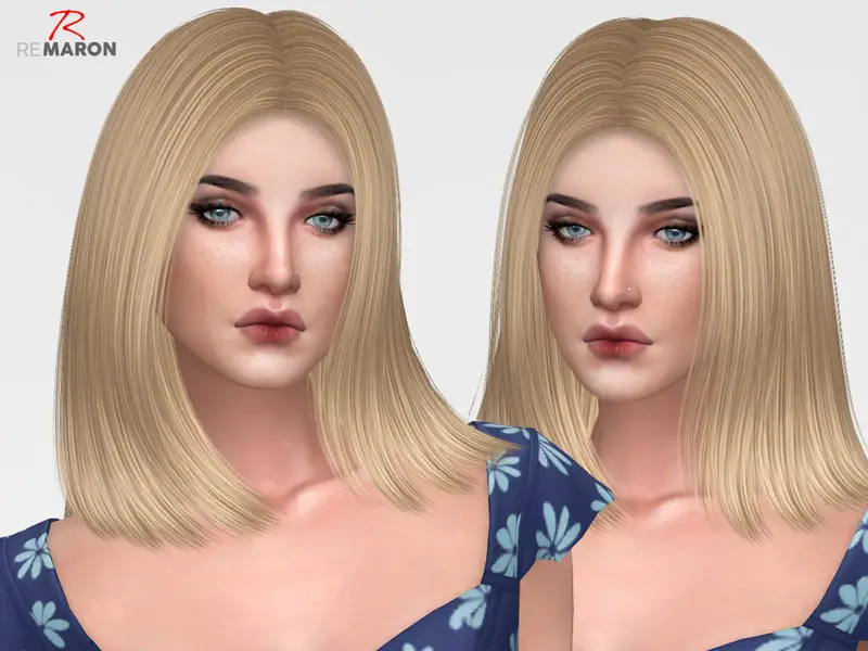 The Sims Resource Coco Hair Retextured By Remaron Sims 4 Hairs