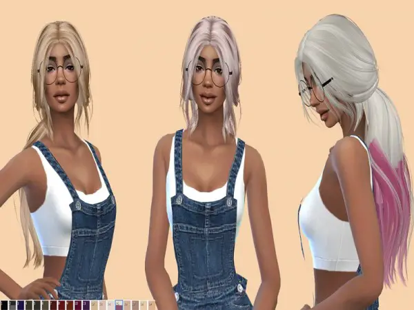 The Sims Resource: Anto`s Youth Hair Recolored by Teenageeaglerunner for Sims 4