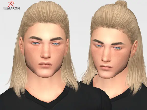 The Sims Resource: Thunder Hair Retextured by Remaron for Sims 4