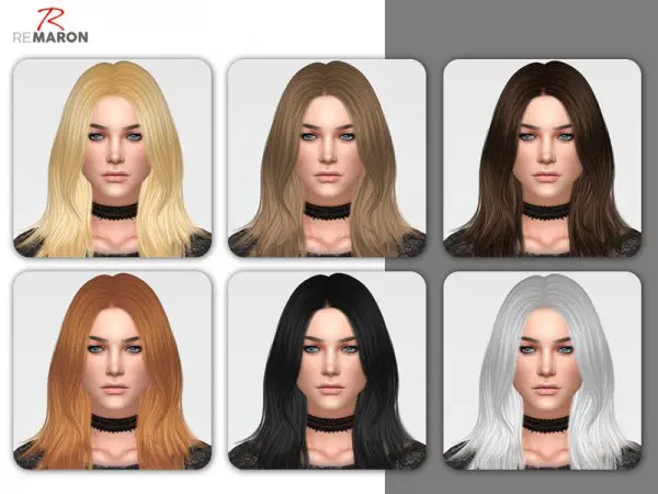The Sims Resource: GetUp Hair Retextured by remaron for Sims 4
