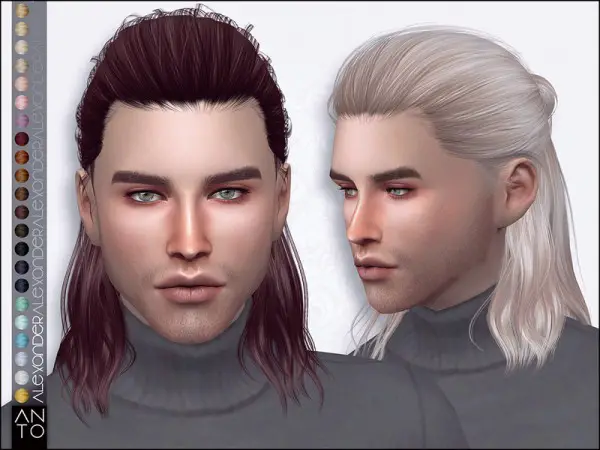 The Sims Resource: Alex Hair Pack by Anto for Sims 4