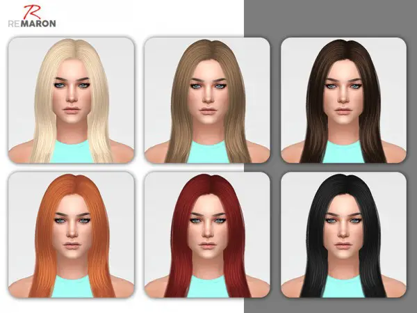 The Sims Resource: Cazy`s Over The Light Hair retextured by remaron for Sims 4