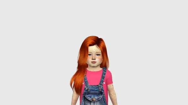 Coupure Electrique: Anto`s Eden hair retextured  kids and toddlers version for Sims 4