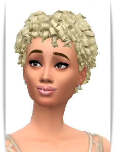 Birksches sims blog: Shorty Curls Hair for Sims 4