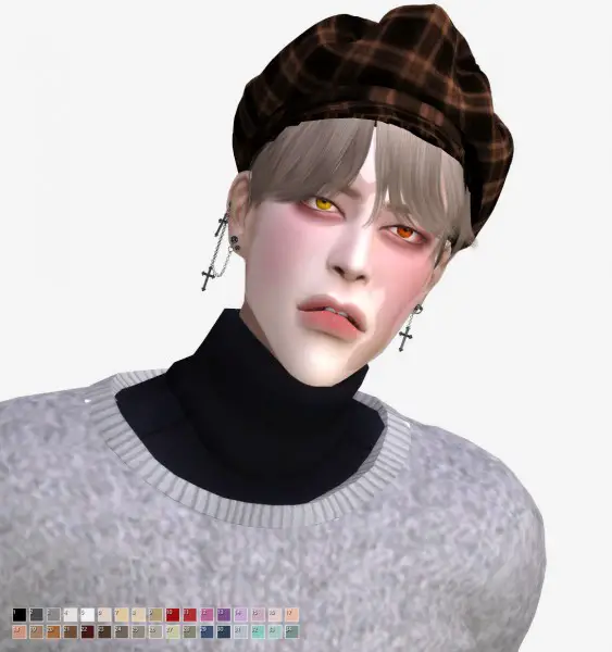 Effie: Hoseok and Taehyung Hair Revision - Sims 4 Hairs