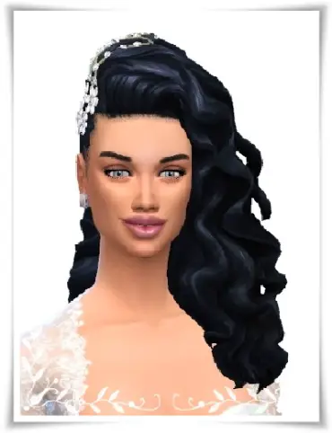 Birksches sims blog: Wedding 60s Hair for Sims 4