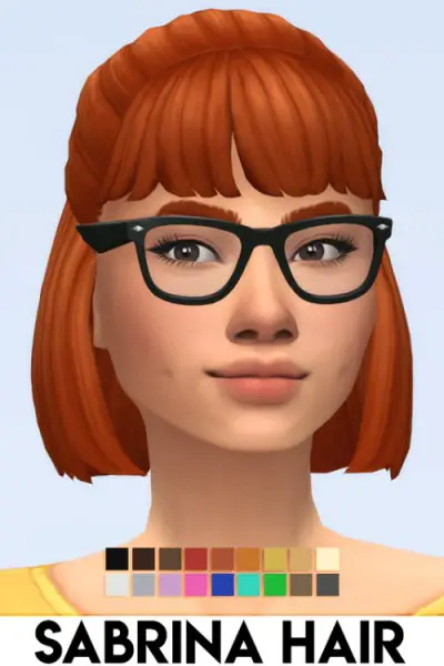 IMVikai: Sabrina Hair for Sims 4
