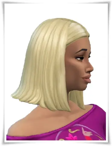 Birksches sims blog: Weeping Bob Hair for Sims 4
