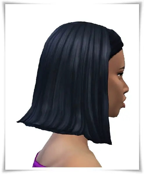 Birksches sims blog: Weeping Bob Hair for Sims 4