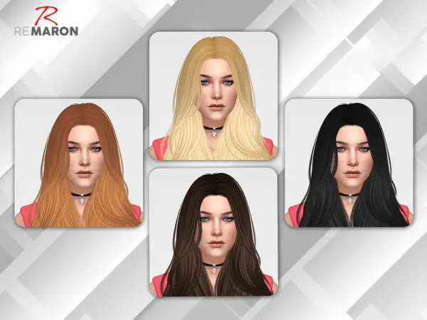 The Sims Resource: Bombshell Hair Retextured by remaron for Sims 4