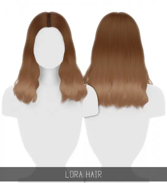 Simpliciaty: Lora Hair for Sims 4