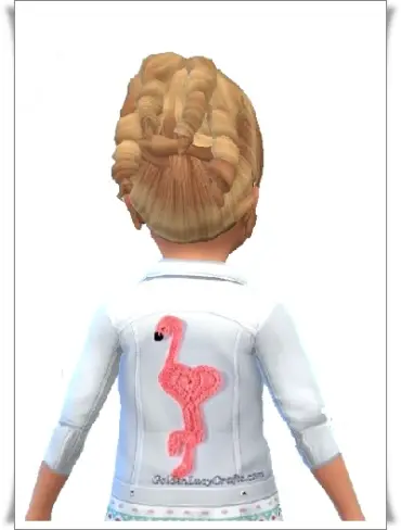 Birksches sims blog: Toddler’s Fame Curls hair retextured for Sims 4