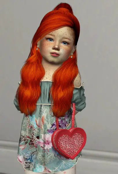 Coupure Electrique: AdeDarma`s Thank U hair retextured   kids and toddlers version for Sims 4