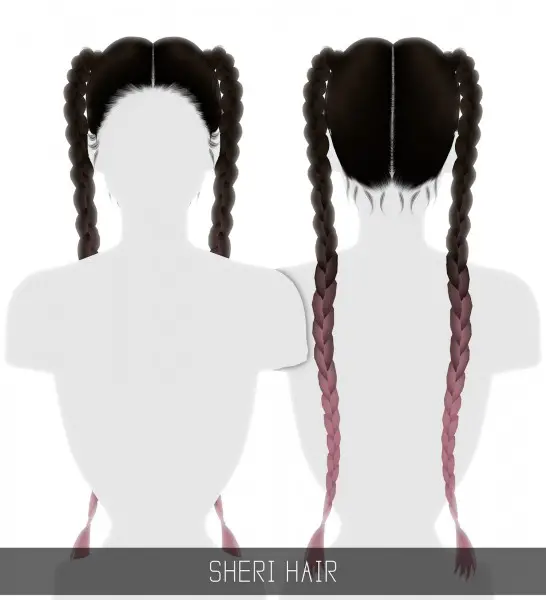 Simpliciaty: Sheri Hair for Sims 4