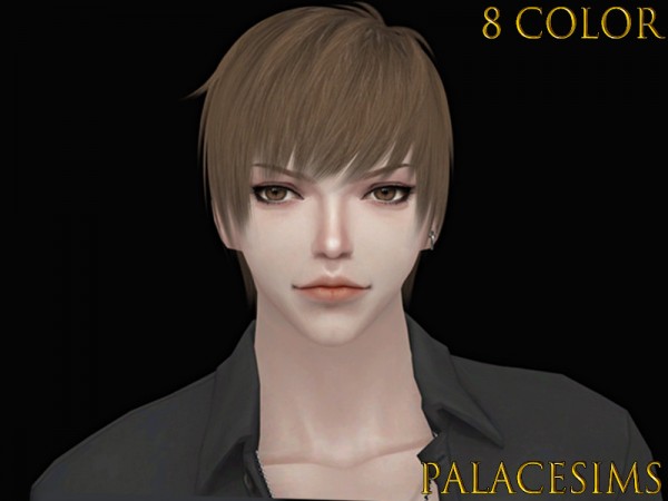 The Sims Resource: M1217 Hair by Palace Sims for Sims 4