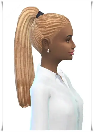 Birksches sims blog: Back Yard Dreads hair for Sims 4