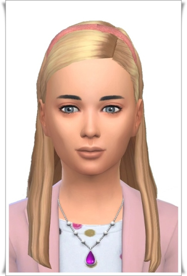 Birksches sims blog: Little Kate’s Hoop Hair for Sims 4