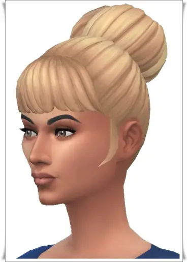 Birksches sims blog: Cordelia’s Bun for Sims 4