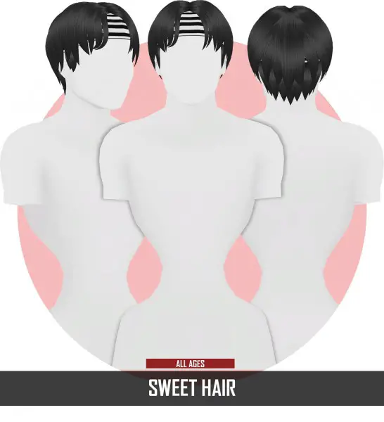  Coupure Electrique: Sweet Hair for Sims 4
