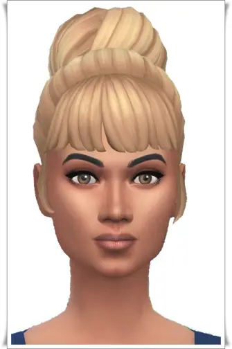 Birksches sims blog: Cordelia’s Bun for Sims 4