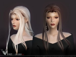 The Sims Resource: Ade - Gigi hair - Sims 4 Hairs