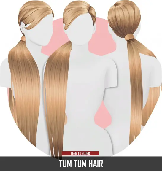 Coupure Electrique: Tum Tum Hair for Sims 4