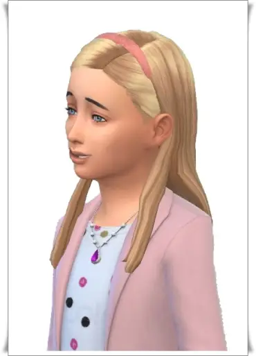 Birksches sims blog: Little Kate’s Hoop Hair for Sims 4