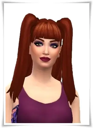 Birksches sims blog: Nina Hair for Sims 4