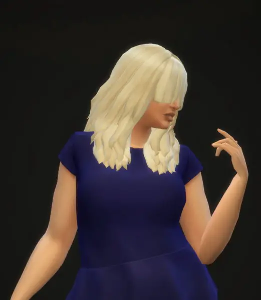 Mod The Sims: Eris Blinding Hair by SassymcSassafras for Sims 4