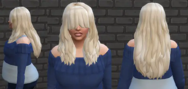 Mod The Sims: Eris Blinding Hair by SassymcSassafras for Sims 4