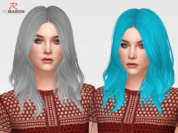 The Sims Resource: Turn It Up Hair Retextured by remaron for Sims 4