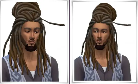 Birksches sims blog: Dread locks for Bob hair retextured for Sims 4