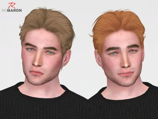 The Sims Resource: OS 0826 Hair Retextured by remaron for Sims 4