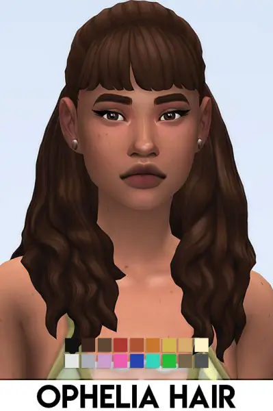 IMVikai: Ophelia Hair for Sims 4
