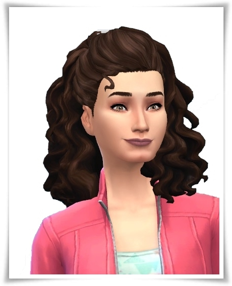 sims 4 curly buns