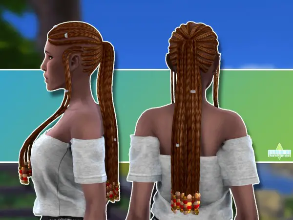 The Sims Resource: Lani Hair by TekriSims for Sims 4