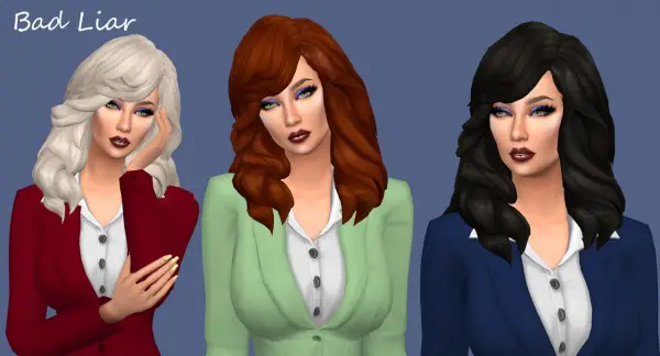Sims Fun Stuff: Bad Liar Hair for Sims 4