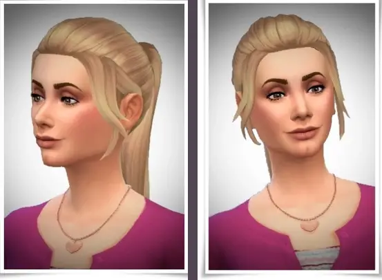 Birksches sims blog: Sookies Ponytail for Sims 4