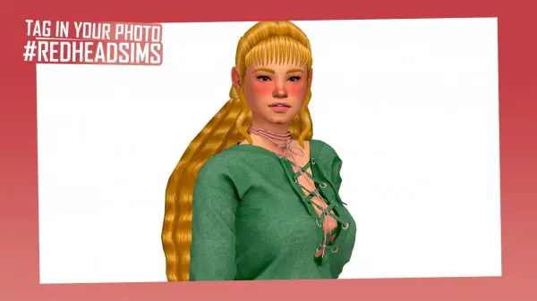 Coupure Electrique: Maria Hair for Sims 4