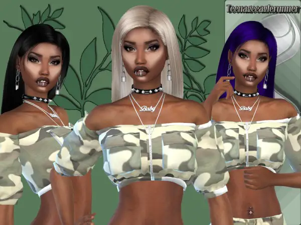 The Sims Resource: Bonnie Hair Recolored by Teenageeaglerunner for Sims 4