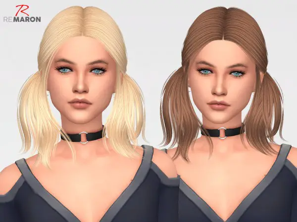 The Sims Resource: Comet Hair Retextured by remaron for Sims 4