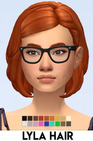 IMVikai: Lyla hair for Sims 4