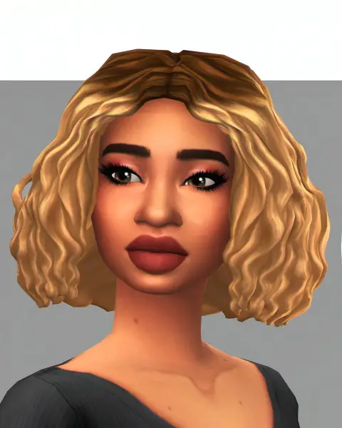 Savvy Sweet: The Bey Bob ombre hair recolored for Sims 4