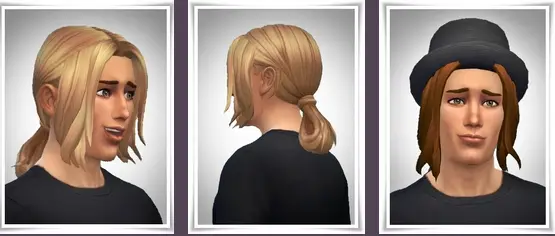 Birksches sims blog: Loop Lose Side Bangs for Sims 4