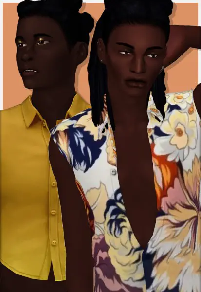 Dbasiasimbr: Kimani and Shaka Hair for Sims 4